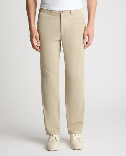 Stone Straight Leg Cotton Stretch Chino