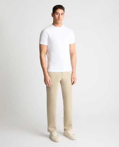 Stone Straight Leg Cotton Stretch Chino