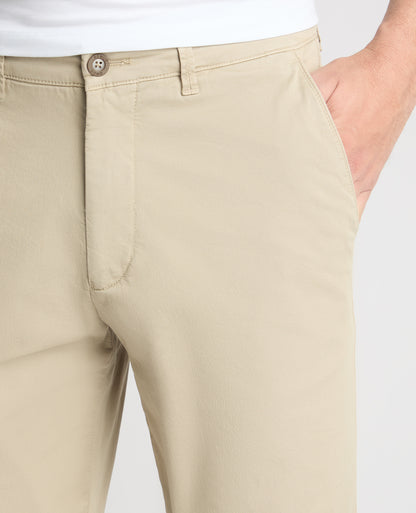 Stone Straight Leg Cotton Stretch Chino