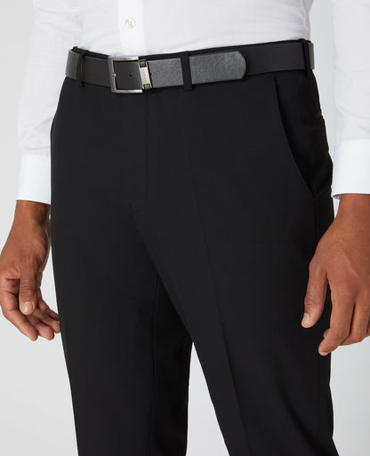 Man wearing a black Slim Leg Formal Trousers