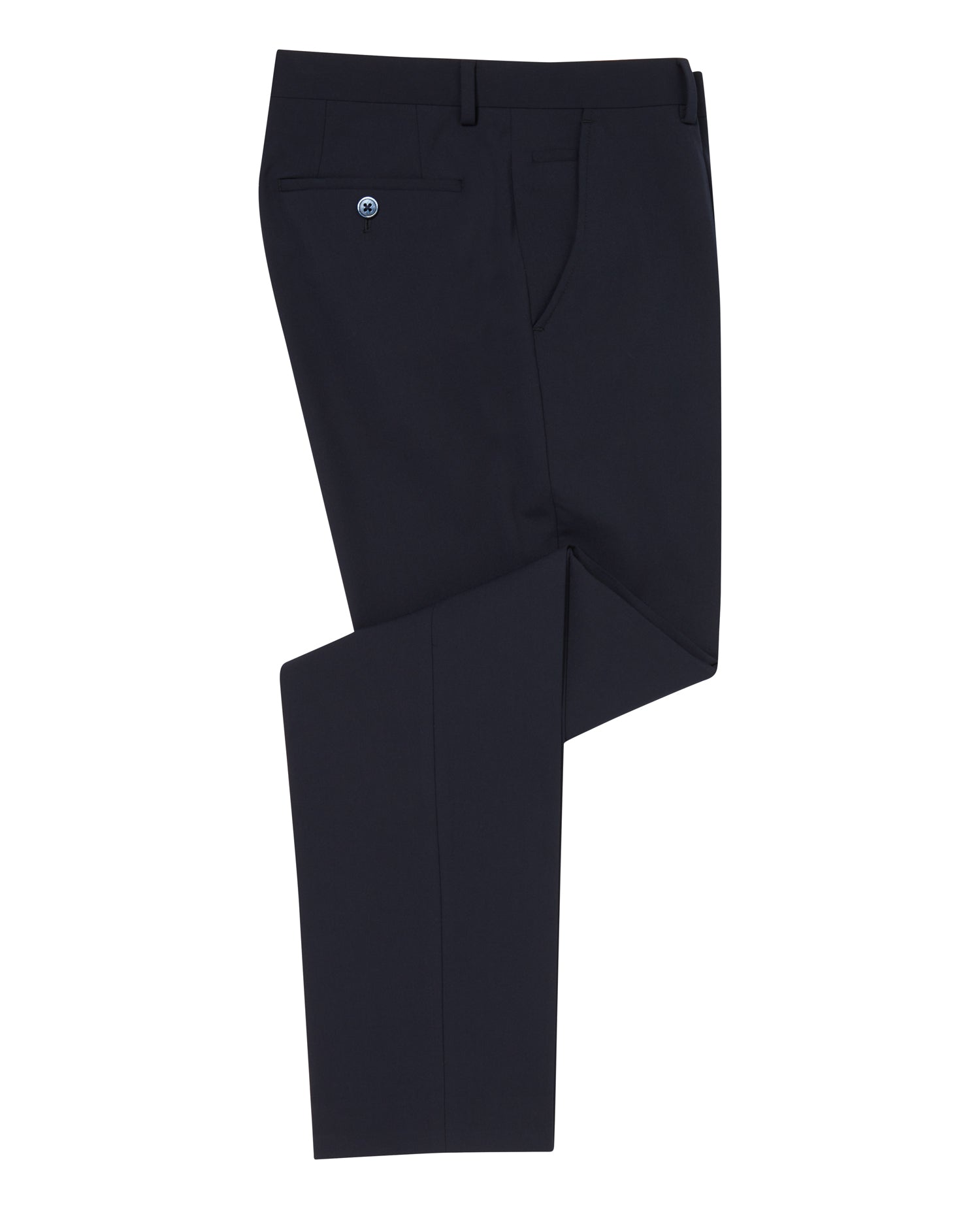 Man wearing a navy trouser