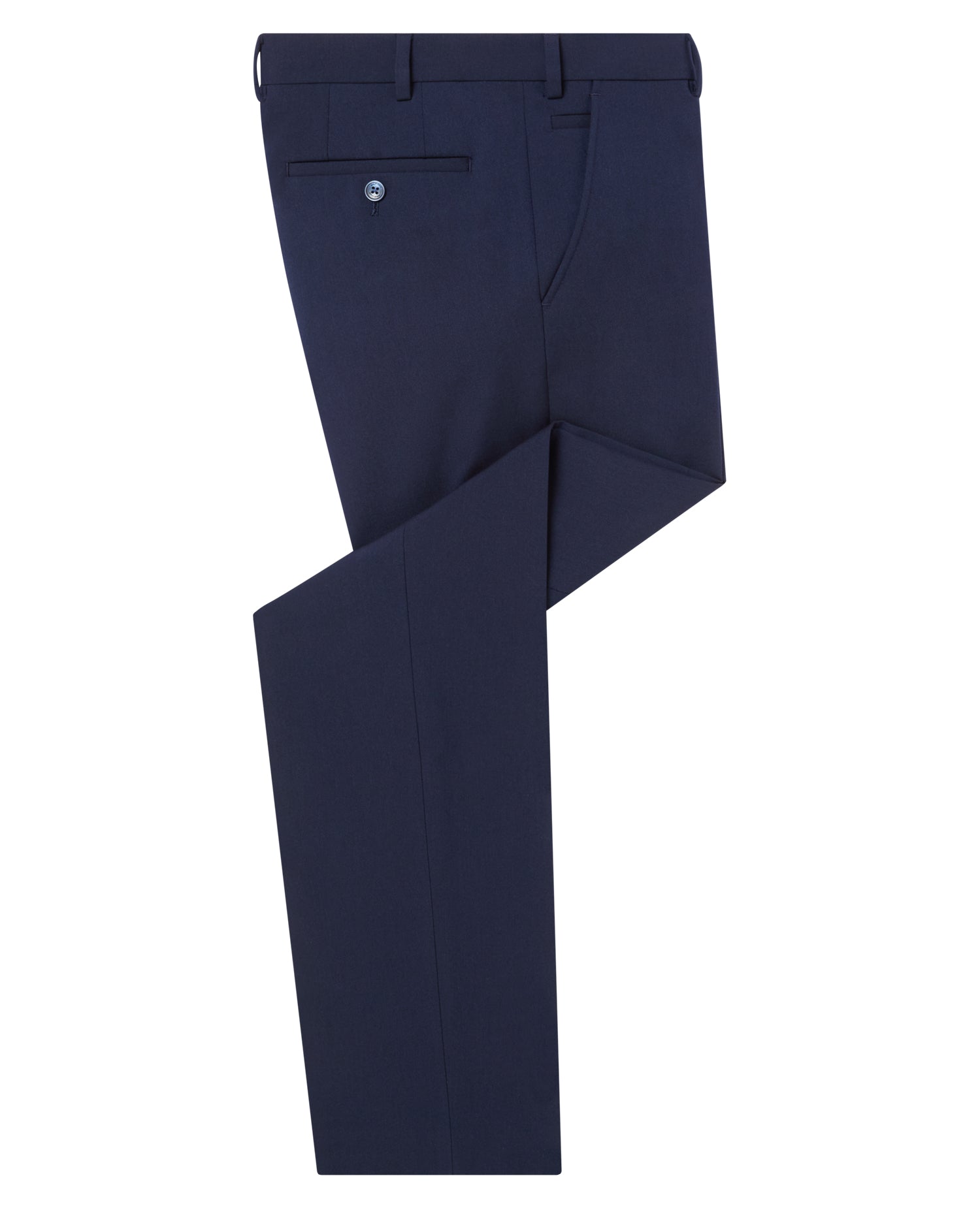 Man wearing a navy trouser