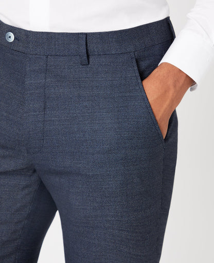 Man wearing a blue Mix and Match Suit Trouser