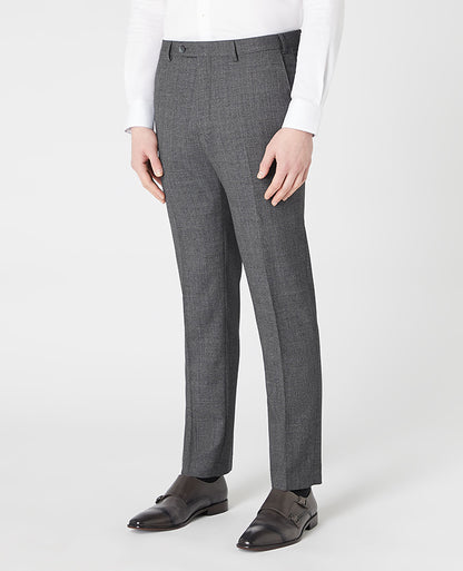 Man wearing a grey Tapered Leg Suit Trouser