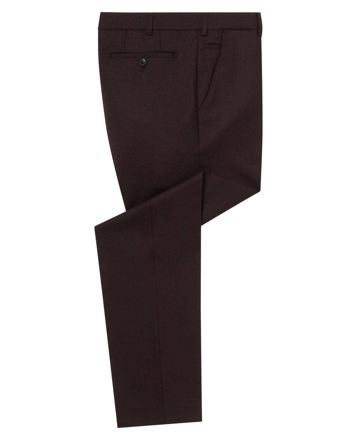 Man wearing a red Slim Fit Wool-Blend Formal Trousers