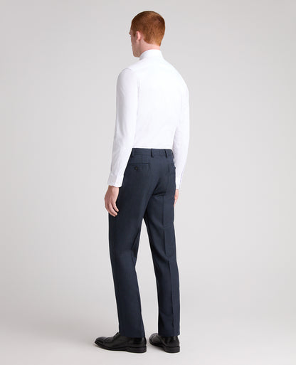 Dark Blue Tapered Fit Wool Rich Stretch Suit