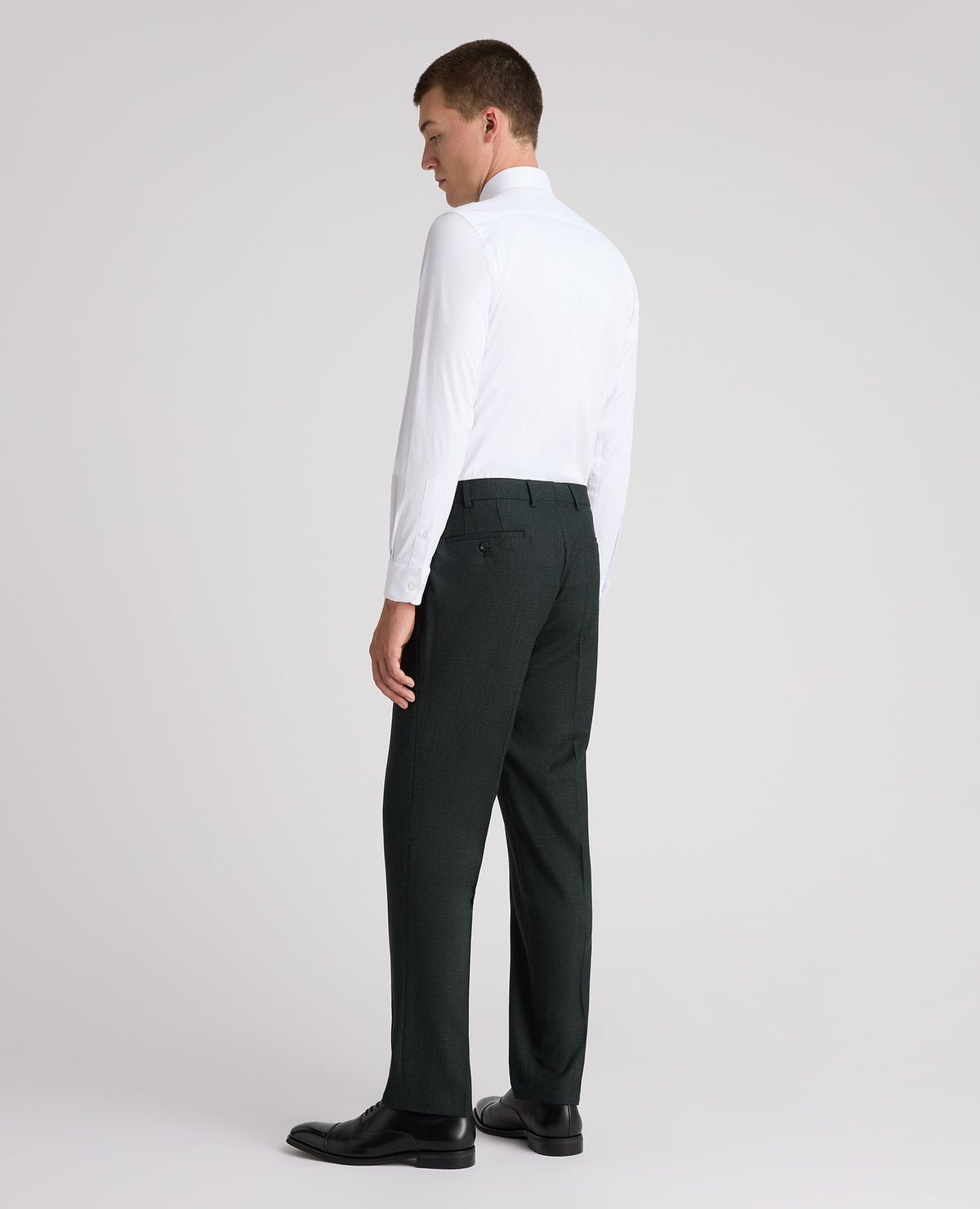 Dark Green Tapered Fit Wool Rich Suit