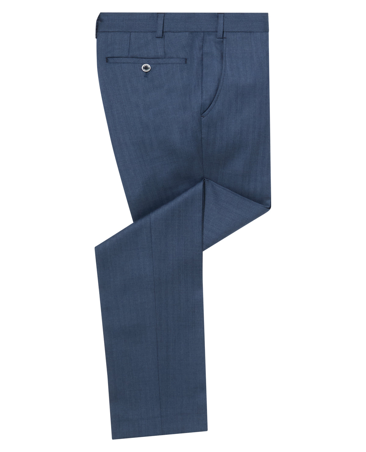 Man wearing a blue Mix and match suit trouser