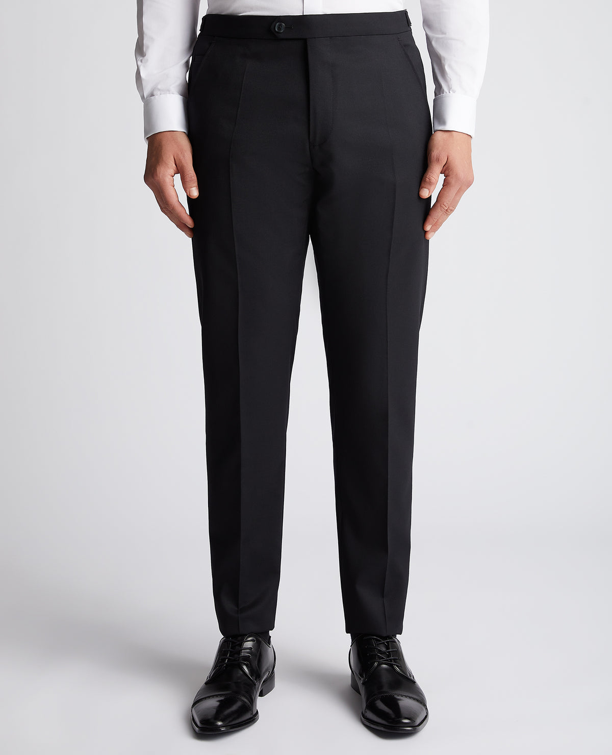 Man wearing a black Slim Fit Suit Trouser