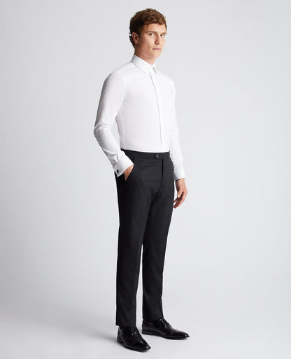 Man wearing a black Slim Fit Suit Trouser