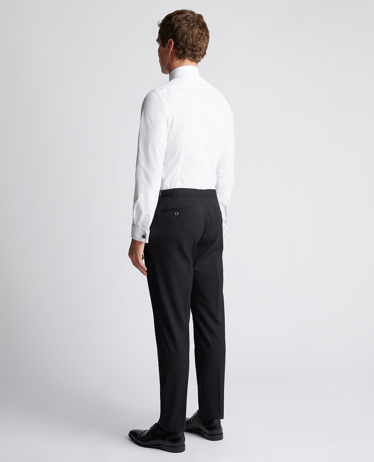 Man wearing a black Slim Fit Suit Trouser