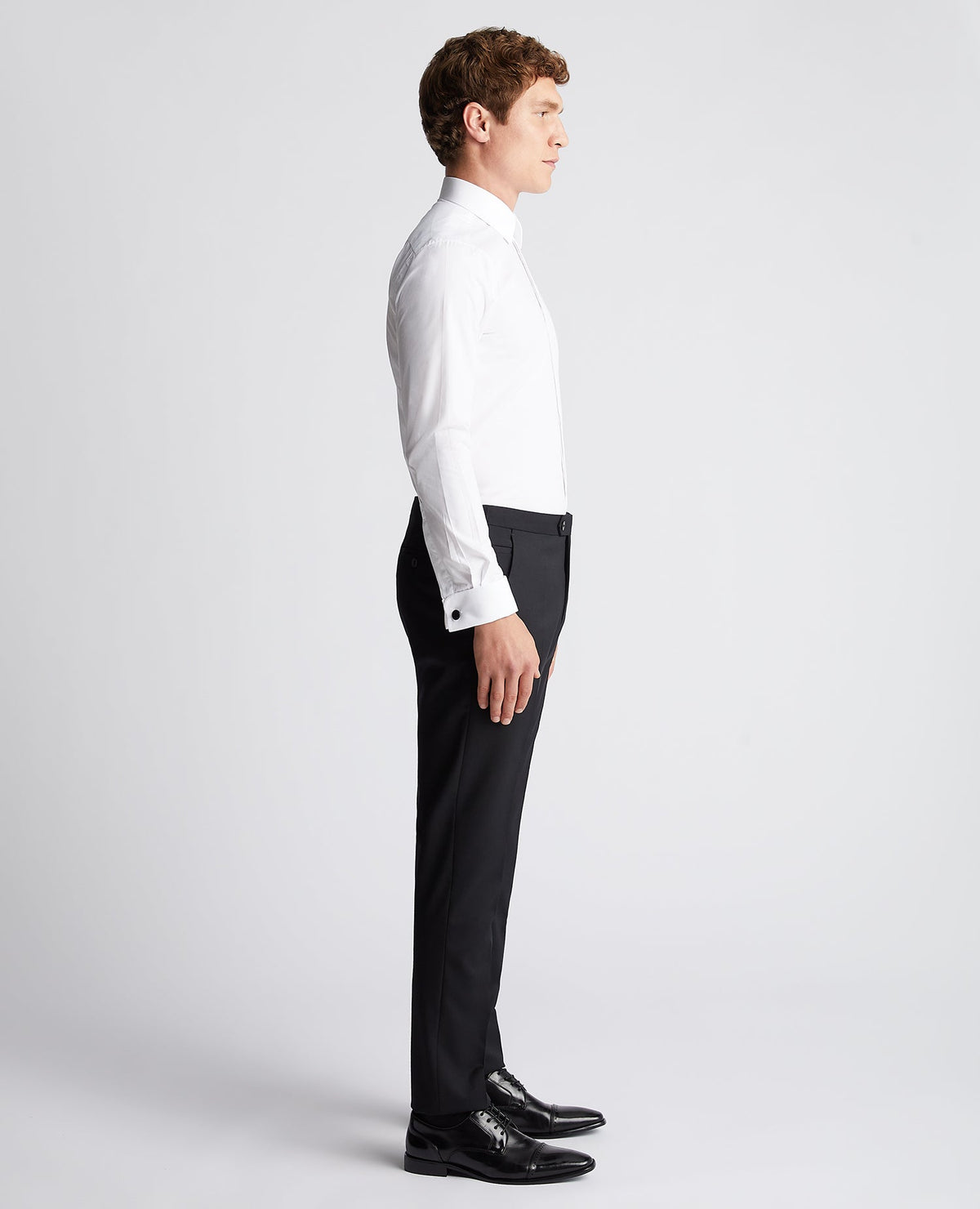 Man wearing a black Slim Fit Suit Trouser