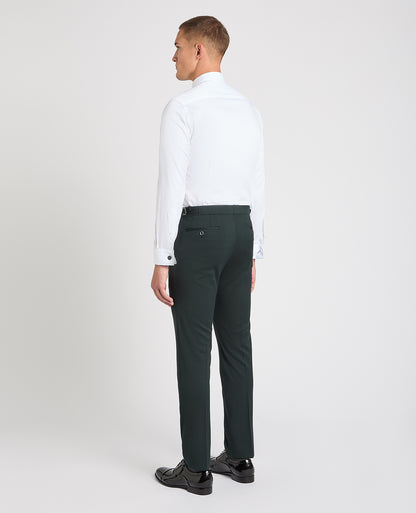 Man wearing a green trouser