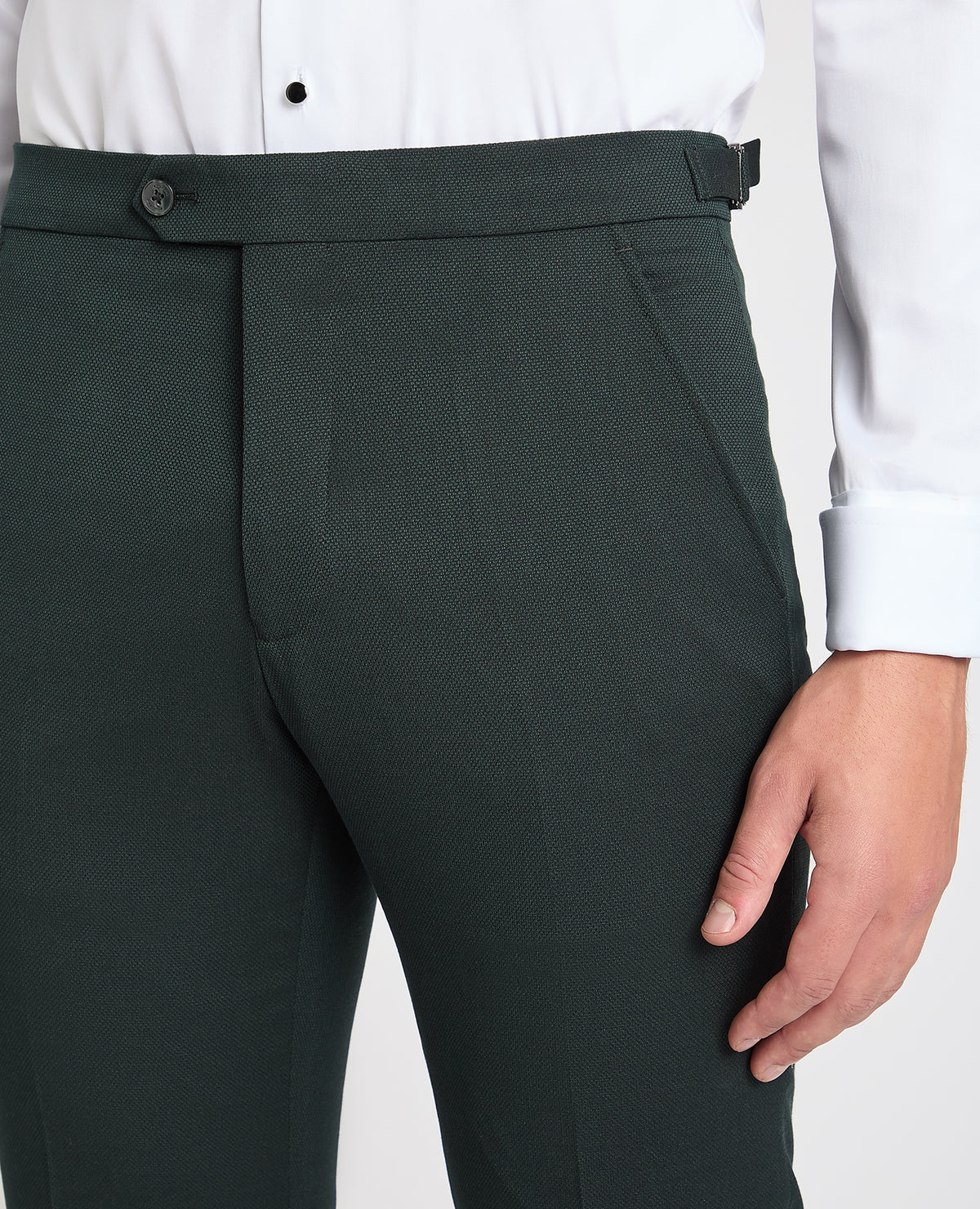 Man wearing a green trouser