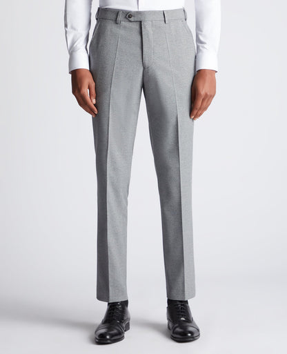 Man wearing a grey Slim Leg Stretch Formal Trousers