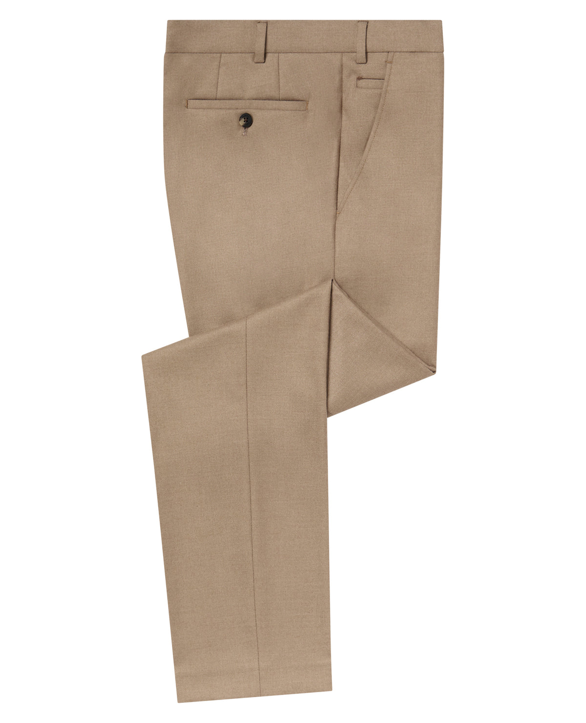 Man wearing a sand Formal Trousers
