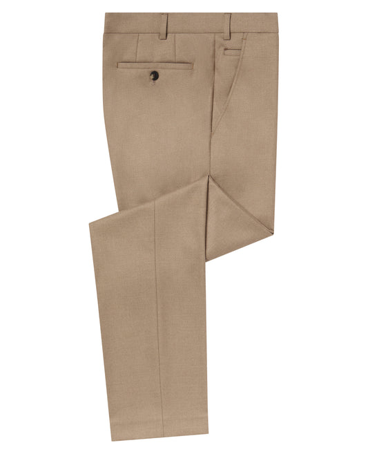Man wearing a sand Formal Trousers