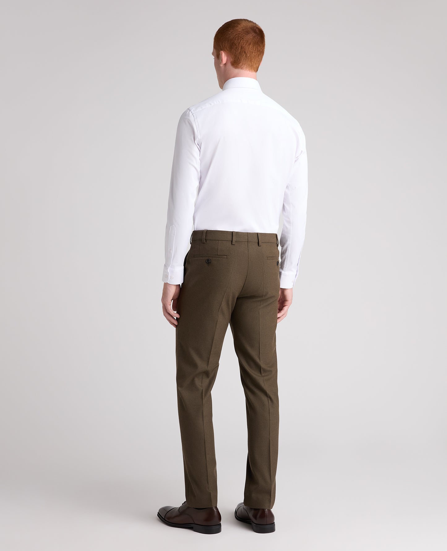 Khaki Tapered Fit Stretch Suit