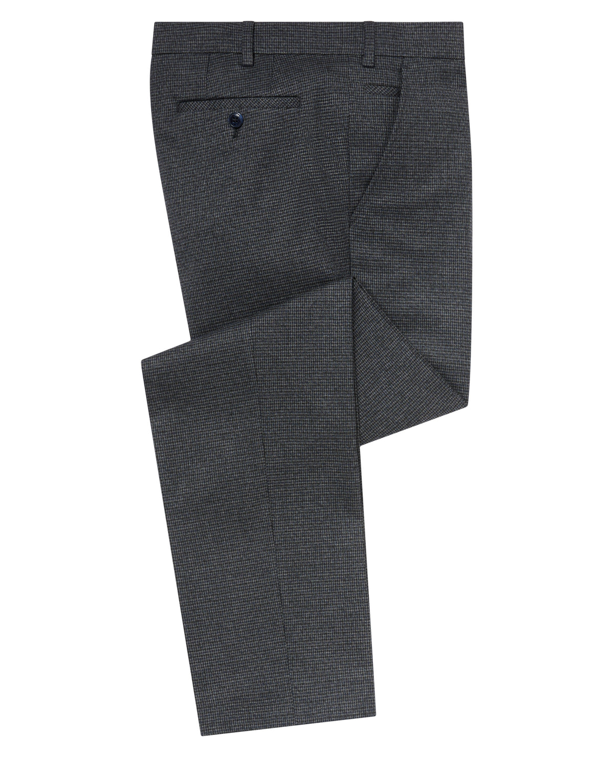 Man wearing a grey Slim Leg Stretch Formal Trousers