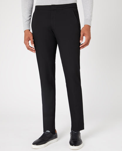 Man wearing a black Slim Leg Stretch Trouser
