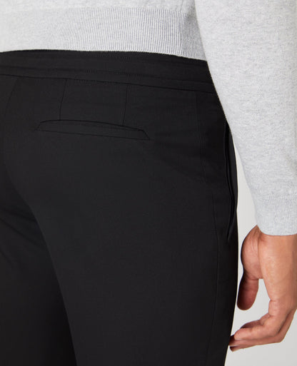 Man wearing a black Slim Leg Stretch Trouser