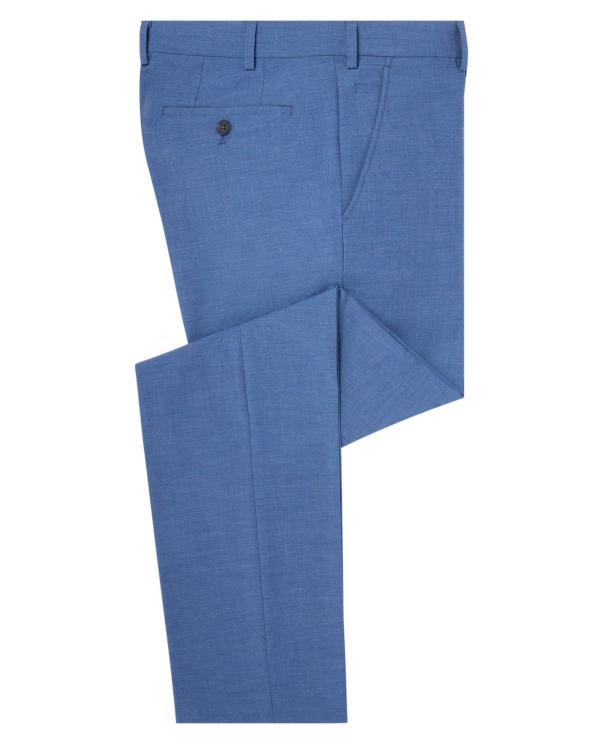 Man wearing a blue trouser