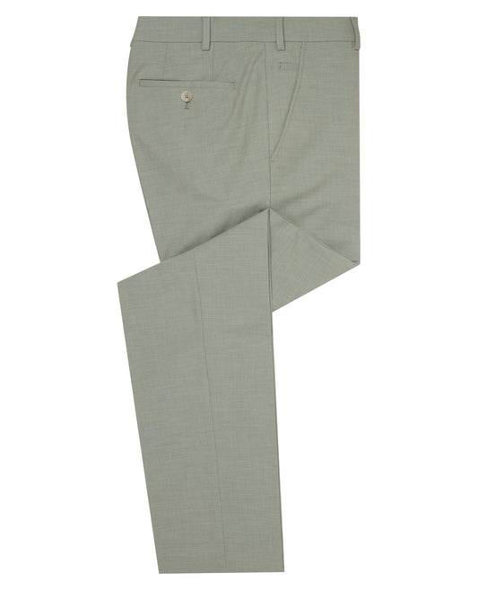 Man wearing a green Slim Leg Formal Trousers