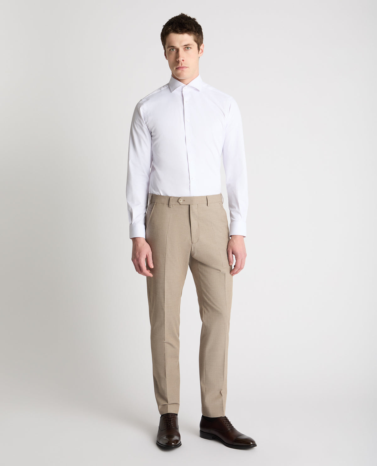 Man wearing a stone trouser
