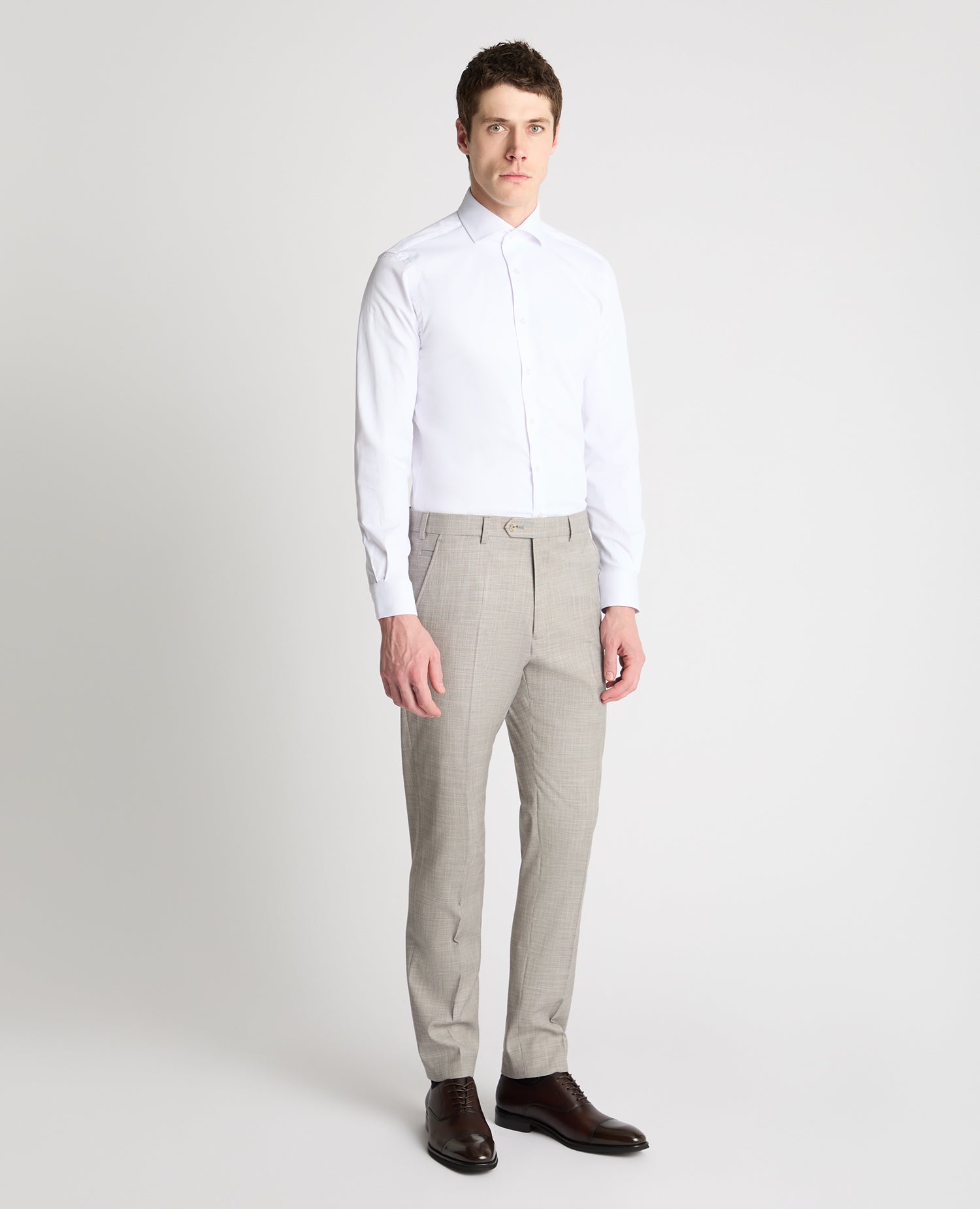 Man wearing a stone trouser