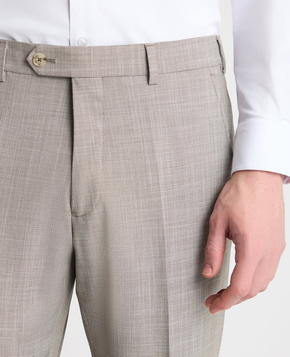 Man wearing a stone trouser