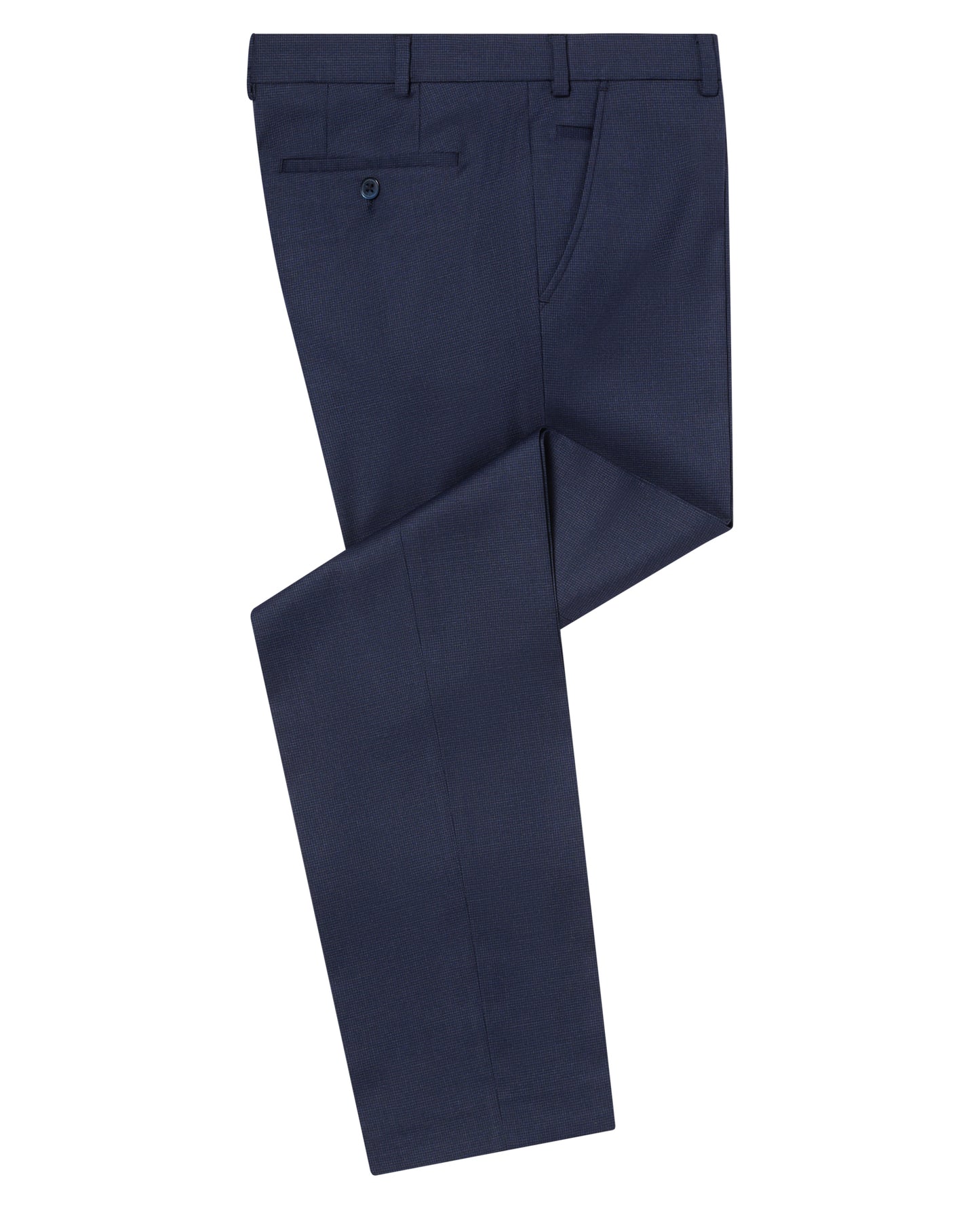 Slim leg polyviscose stretch formal trousers