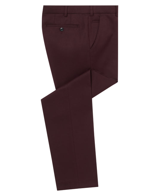 Man wearing a red Stretch Blend Formal Trousers