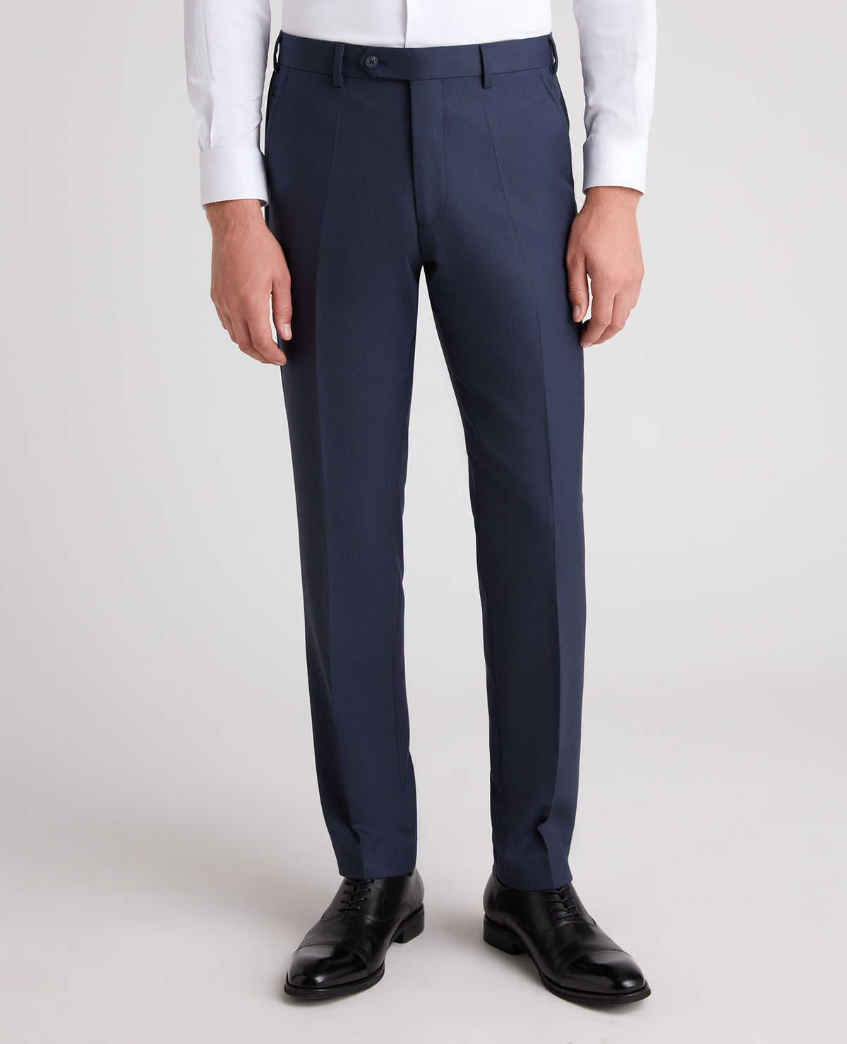 Slim leg wool blend mix and match suit trouser
