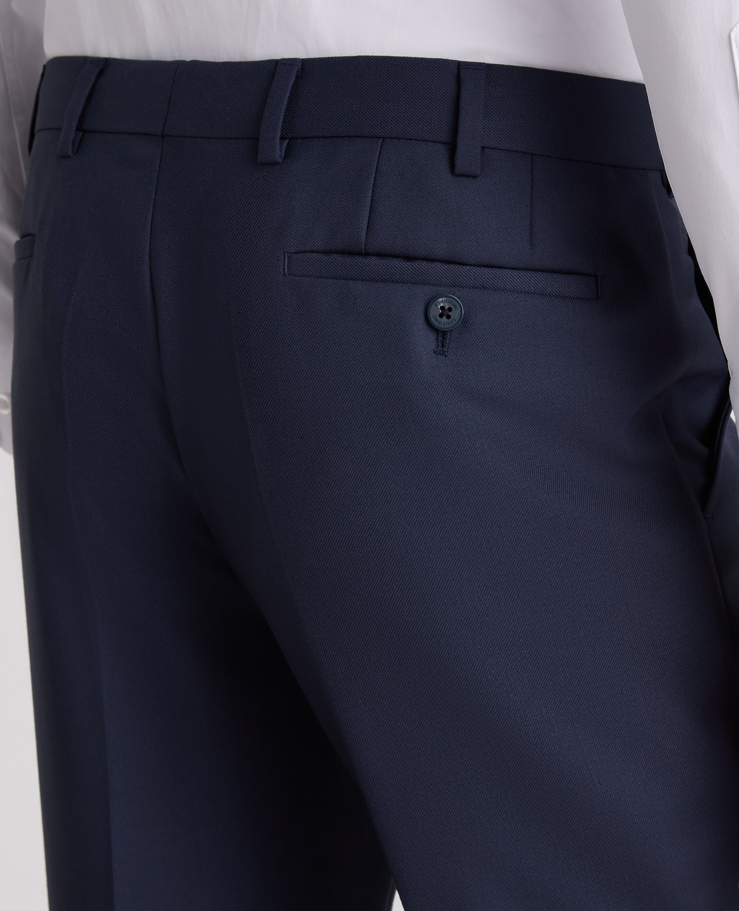 Slim leg wool blend mix and match suit trouser