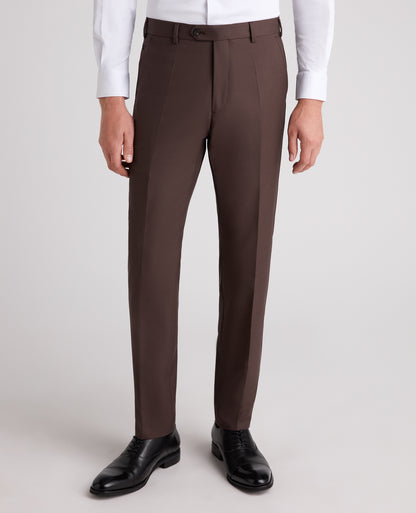 Slim leg wool blend mix and match suit trouser