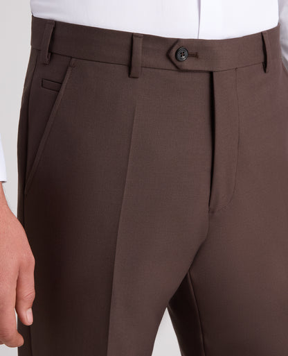 Slim leg wool blend mix and match suit trouser