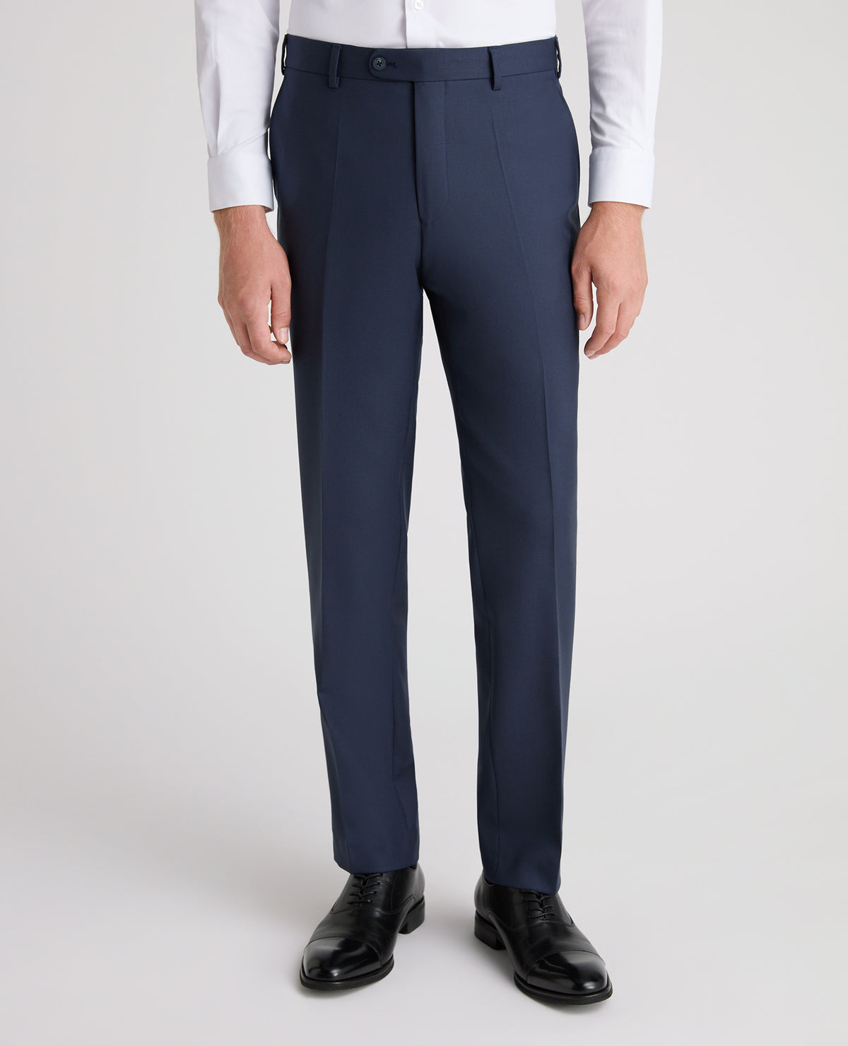 Tapered fit wool blend mix and match suit trouser