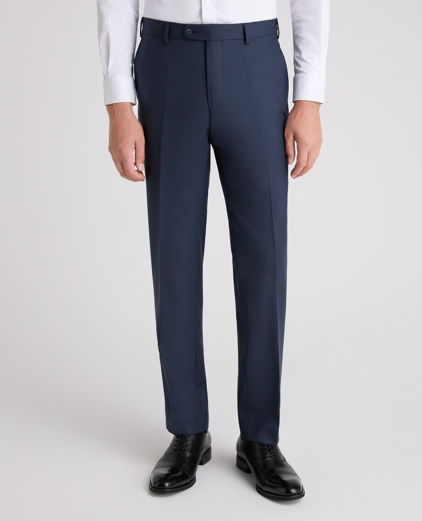 Tapered fit wool blend mix and match suit trouser