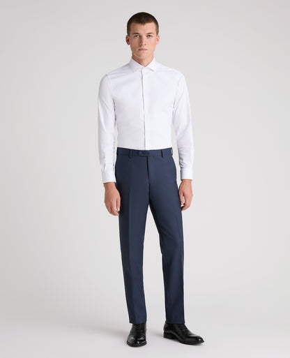 Tapered fit wool blend mix and match suit trouser