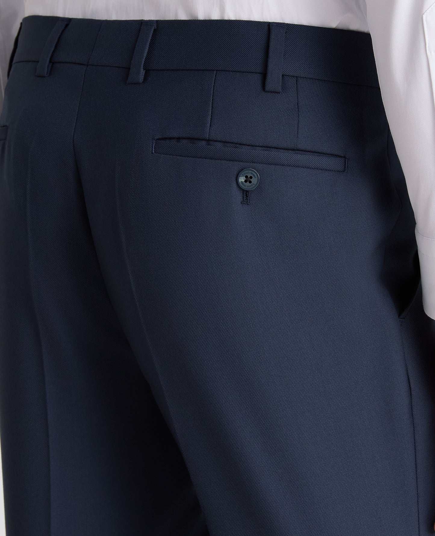 Tapered fit wool blend mix and match suit trouser
