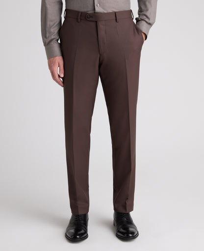 Tapered fit wool blend mix and match suit trouser