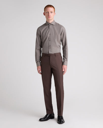 Tapered fit wool blend mix and match suit trouser