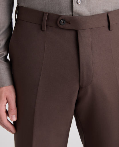 Tapered fit wool blend mix and match suit trouser