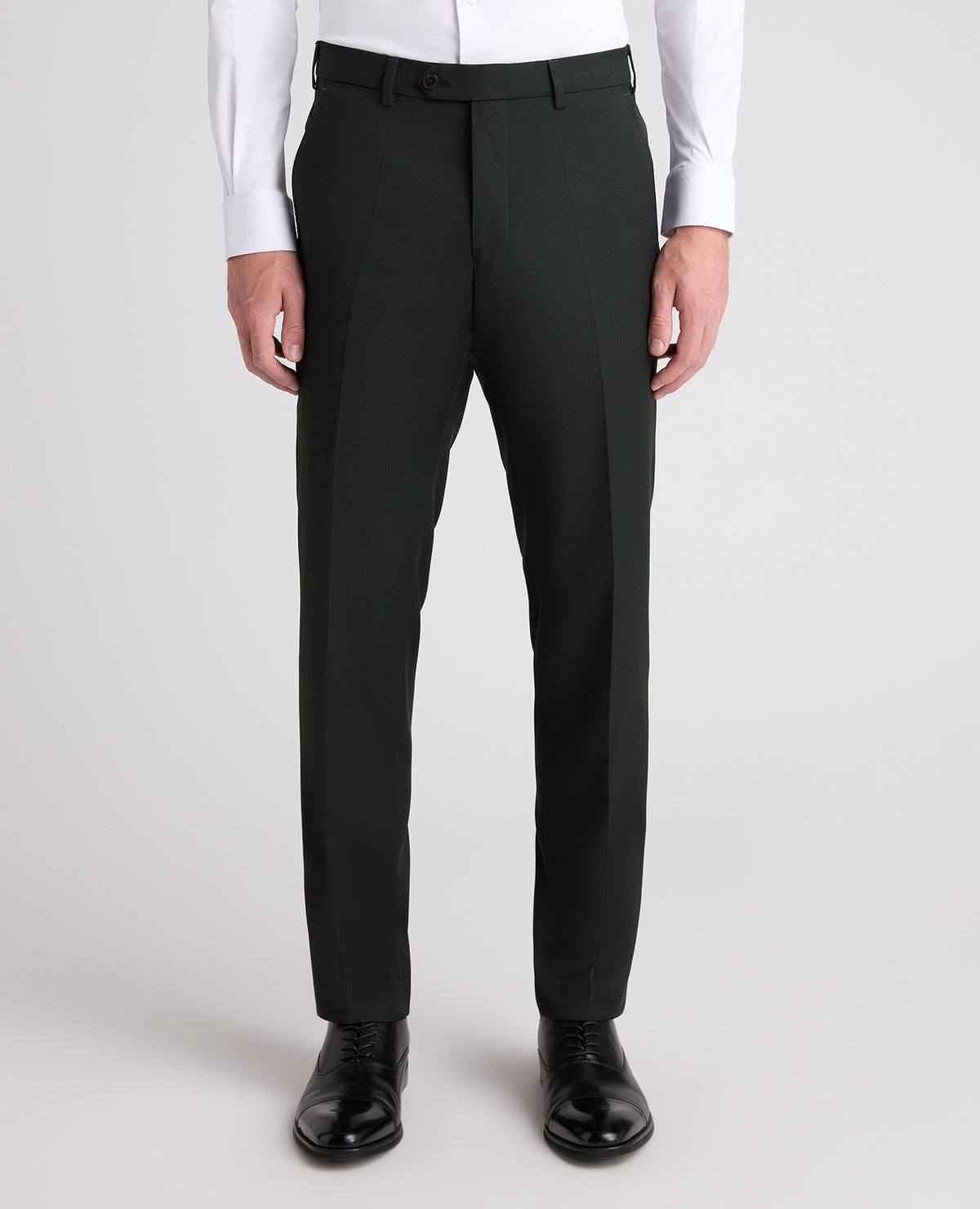 Dark Green Slim Fit Stretch Suit