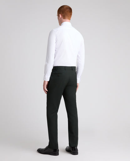 Dark Green Slim Fit Stretch Suit