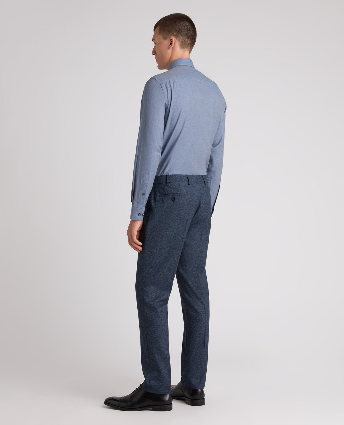 Slim leg polyviscose formal Trouser