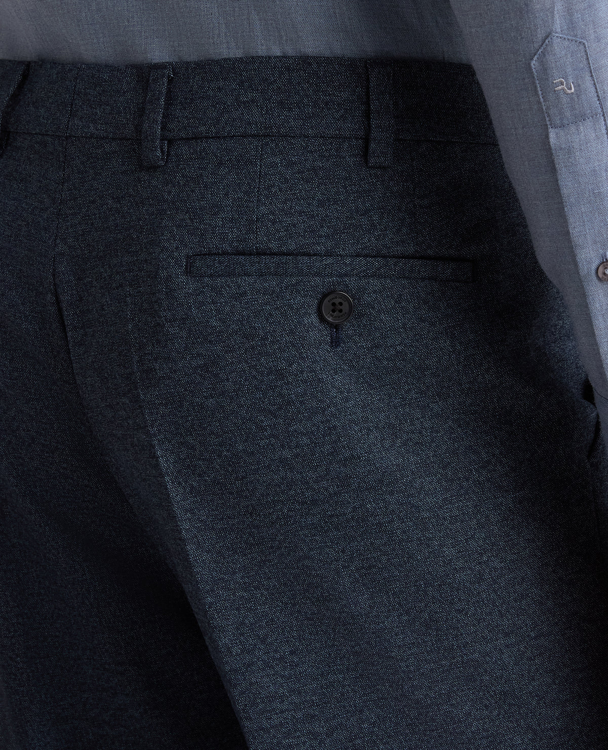 Slim leg polyviscose formal Trouser