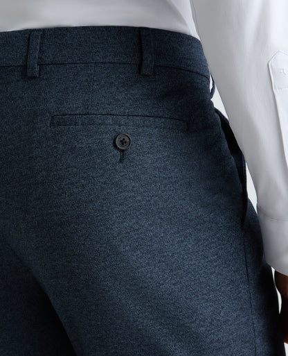Tapered fit polyviscose formal trousers