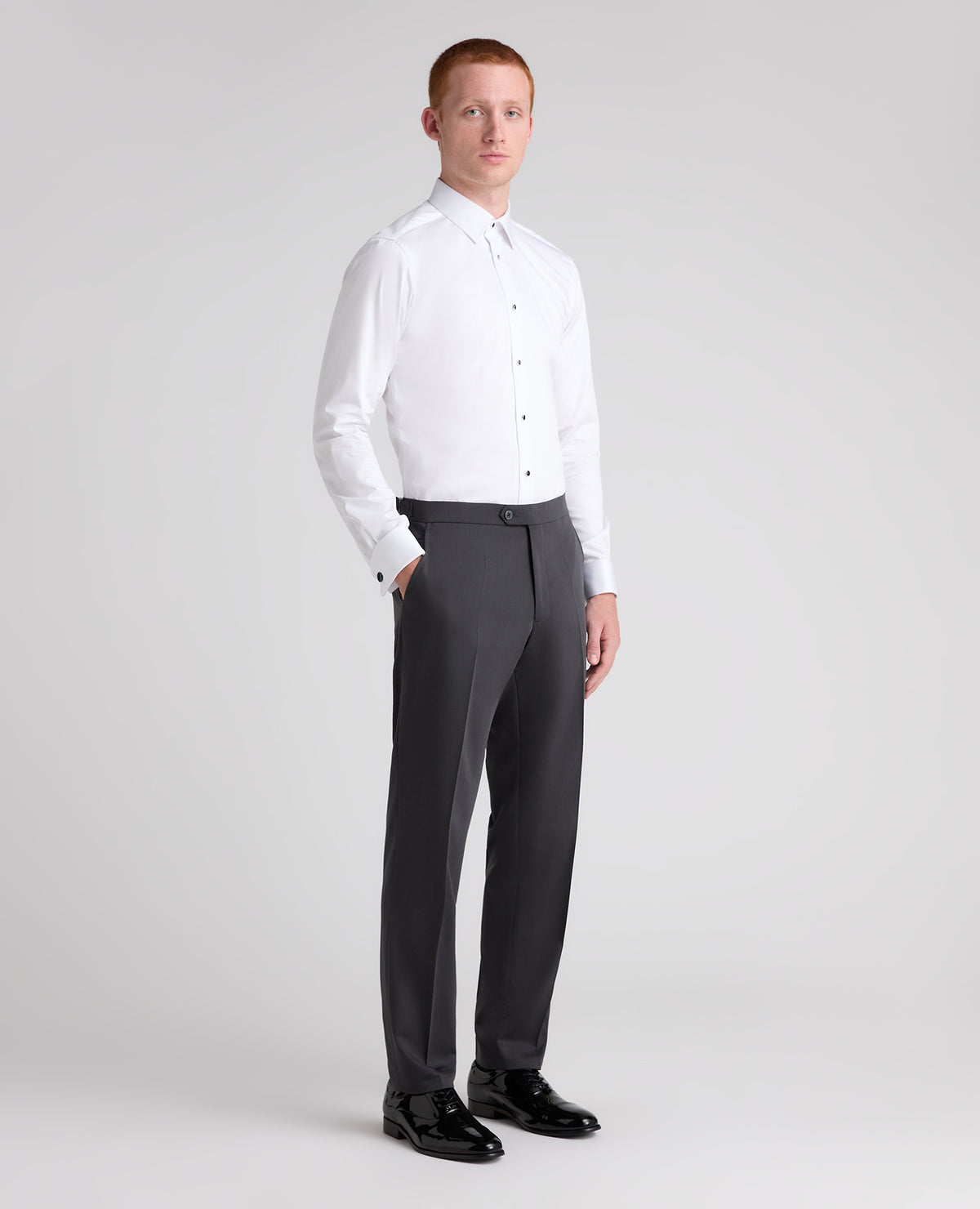 Dark Grey Slim Fit Stretch Dinner Suit