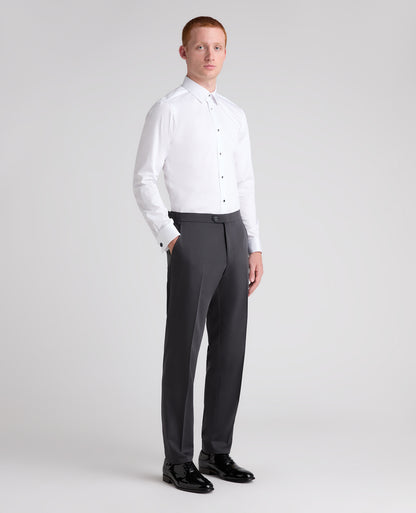Dark Grey Slim Fit Stretch Dinner Suit
